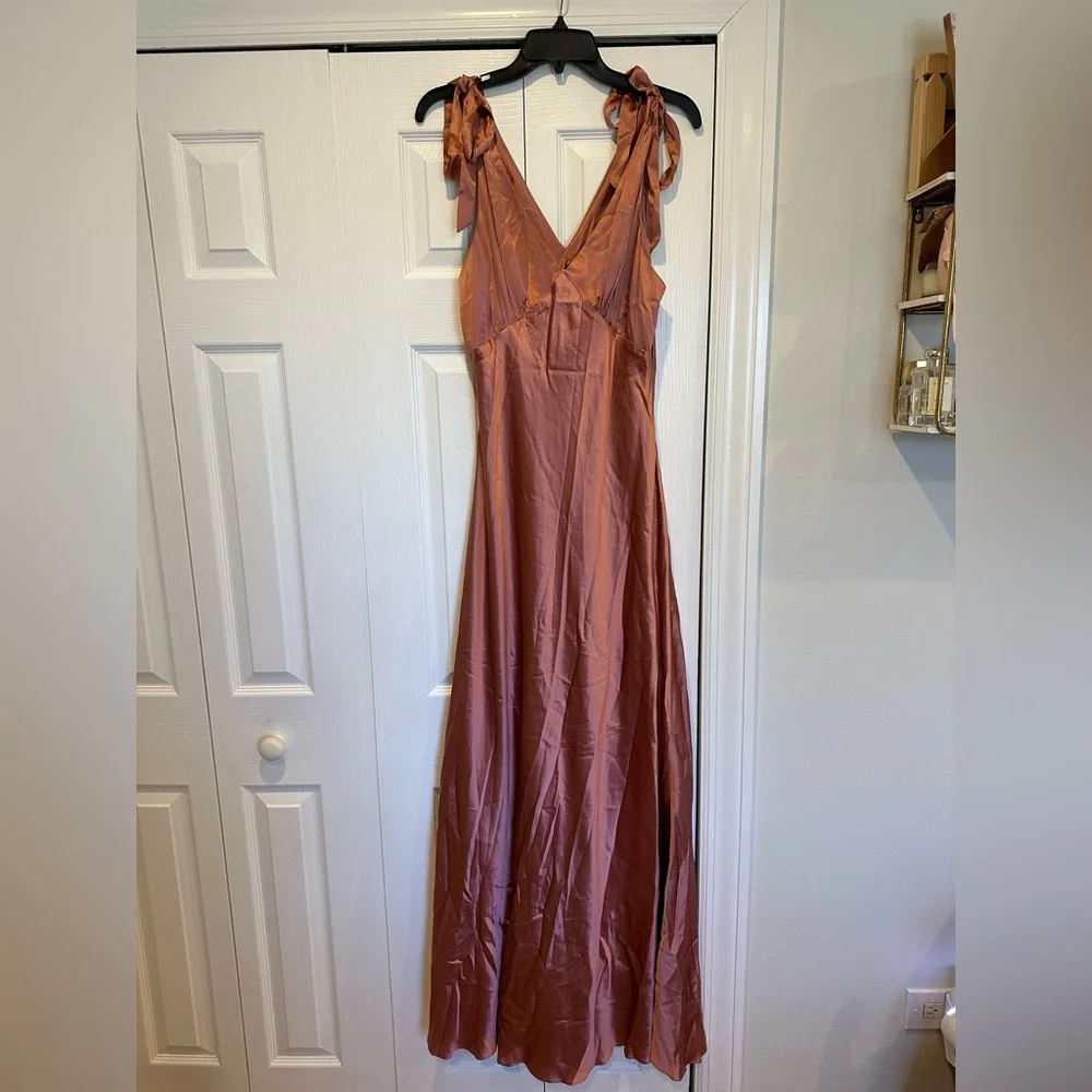 Reformation Pernille Silk Dress - Picture 2 of 5